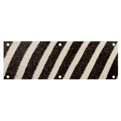 Zebra Zebra Pattern Zebra Fur Zebra Print Strip Banner And Sign 6  X 2  by Azkajaya