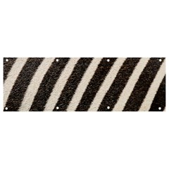 Zebra Zebra Pattern Zebra Fur Zebra Print Strip Banner And Sign 9  X 3  by Azkajaya