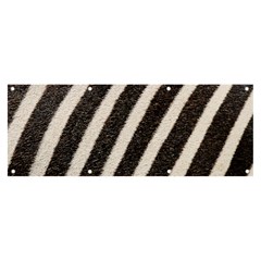 Zebra Zebra Pattern Zebra Fur Zebra Print Strip Banner And Sign 8  X 3  by Azkajaya