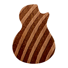 Zebra Zebra Pattern Zebra Fur Zebra Print Strip Guitar Shape Wood Guitar Pick Holder Case And Picks Set