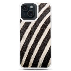 Zebra Zebra Pattern Zebra Fur Zebra Print Strip Iphone 15 Plus Tpu Uv Print Case by Azkajaya