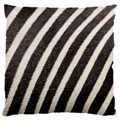 Zebra Zebra Pattern Zebra Fur Zebra Print Strip 16  Baby Flannel Cushion Case (two Sides)