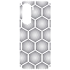 Halftone Tech Hexagons Seamless Pattern Samsung Galaxy S24 Plus 6 7 Inch Black Tpu Uv Case by Ket1n9