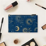 Seamless Galaxy Pattern Cosmetic Bag (Small) Back