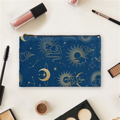 Seamless Galaxy Pattern Cosmetic Bag (medium) by Ket1n9