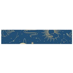 Seamless Galaxy Pattern Small Premium Plush Fleece Scarf