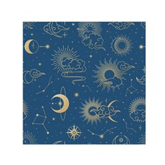 Seamless Galaxy Pattern Square Satin Scarf (30  X 30 ) by Ket1n9