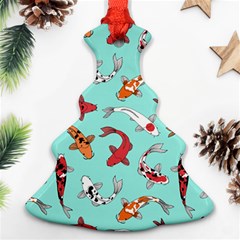 Pattern With Koi Fishes Ornament (christmas Tree) 