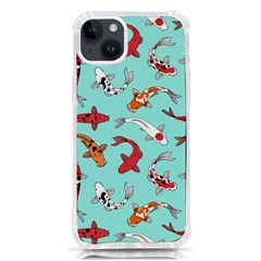 Pattern With Koi Fishes Iphone 14 Plus Tpu Uv Print Case by Ket1n9