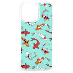 Pattern With Koi Fishes Iphone 15 Plus Tpu Uv Print Case