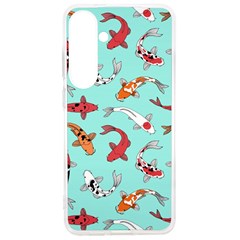 Pattern With Koi Fishes Samsung Galaxy S24 Ultra 6 9 Inch Tpu Uv Case