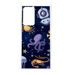 Marine Seamless Pattern Thin Line Memphis Style Samsung Galaxy Note 20 Ultra Tpu Uv Case by Ket1n9