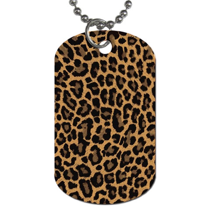 Tiger Skin Art Pattern Dog Tag (Two Sides)