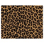 Tiger Skin Art Pattern Two Sides Premium Plush Fleece Blanket (Teen Size) 60 x50  Blanket Front