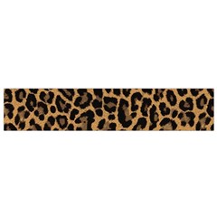 Tiger Skin Art Pattern Small Premium Plush Fleece Scarf