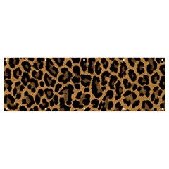 Tiger Skin Art Pattern Banner And Sign 12  X 4  by Ket1n9