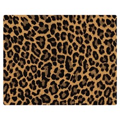 Tiger Skin Art Pattern Premium Plush Fleece Blanket (medium) by Ket1n9