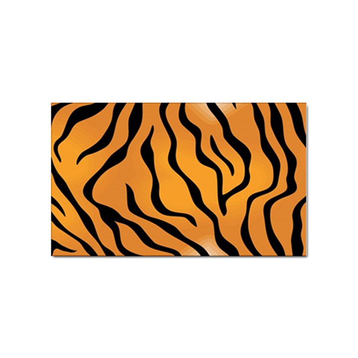 Tiger Skin Pattern Sticker Rectangular (10 pack)