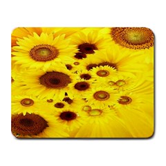 Beautiful Sunflowers Small Mousepad by Ket1n9