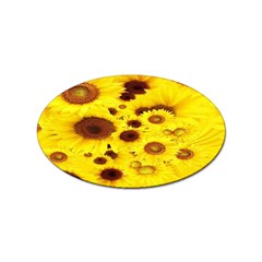 Beautiful Sunflowers Sticker Oval (10 Pack) by Ket1n9