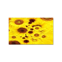 Beautiful Sunflowers Sticker Rectangular (100 Pack)