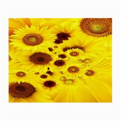 Beautiful Sunflowers Small Glasses Cloth by Ket1n9