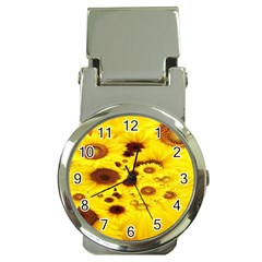 Beautiful Sunflowers Money Clip Watches