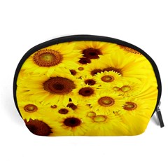 Beautiful Sunflowers Accessory Pouch (large) by Ket1n9