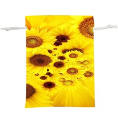 Beautiful Sunflowers Lightweight Drawstring Pouch (xl) by Ket1n9