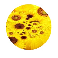 Beautiful Sunflowers Mini Round Pill Box (pack Of 5) by Ket1n9