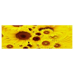 Beautiful Sunflowers Banner And Sign 12  X 4  by Ket1n9