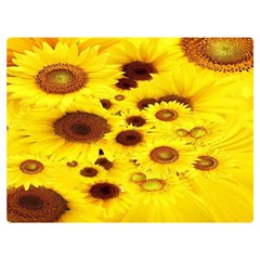 Beautiful Sunflowers Premium Plush Fleece Blanket (extra Small) by Ket1n9