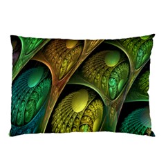 Psytrance Abstract Colored Pattern Feather Pillow Case (two Sides) by Ket1n9