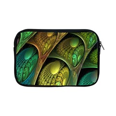 Psytrance Abstract Colored Pattern Feather Apple Ipad Mini Zipper Cases by Ket1n9