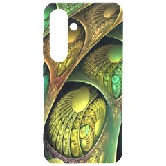 Psytrance Abstract Colored Pattern Feather Samsung Galaxy S24 6 2 Inch Black Tpu Uv Case by Ket1n9