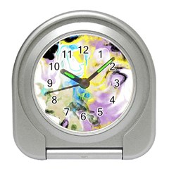 Watercolour Watercolor Paint Ink Travel Alarm Clock by Ket1n9