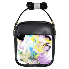 Watercolour Watercolor Paint Ink Girls Sling Bag by Ket1n9