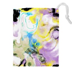 Watercolour Watercolor Paint Ink Drawstring Pouch (5xl) by Ket1n9