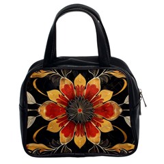 Pattern Decoration Background Classic Handbag (two Sides) by Loisa77