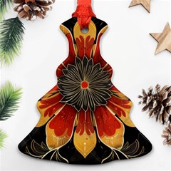 Pattern Decoration Background Ornament (christmas Tree) 