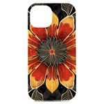 Pattern Decoration Background iPhone 15 Plus Black UV Print PC Hardshell Case Front