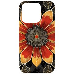 Pattern Decoration Background Iphone 15 Pro Black Uv Print Pc Hardshell Case by Loisa77