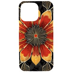 Pattern Decoration Background Iphone 15 Pro Max Black Uv Print Pc Hardshell Case