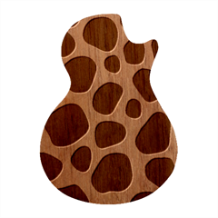 Background Pattern Texture Design Guitar Shape Wood Guitar Pick Holder Case And Picks Set by Loisa77