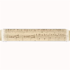 Vintage Beige Music Notes Small Bar Mat