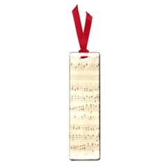 Vintage Beige Music Notes Small Book Marks