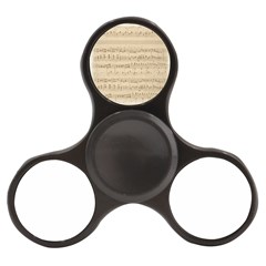 Vintage Beige Music Notes Finger Spinner by Loisa77