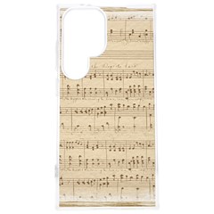 Vintage Beige Music Notes Samsung Galaxy S24 Plus 6 7 Inch Tpu Uv Case