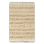 Vintage Beige Music Notes Name Card Style USB Flash Drive Front