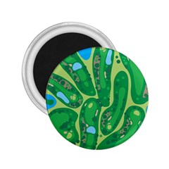 Golf Course Par Green 2 25  Magnets